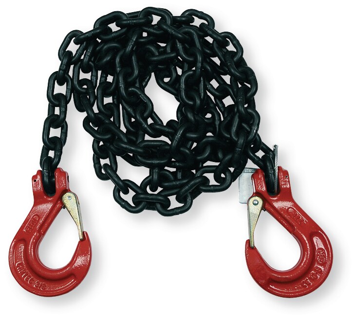 Chaîne D'Arrimage 2 Pièces - 6mm X 2m Avec Tendeur à Cliquet Classe 8 - Pour Transport Et Sécurité